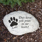 Engraved Dog Memorial Garden Stone L582114